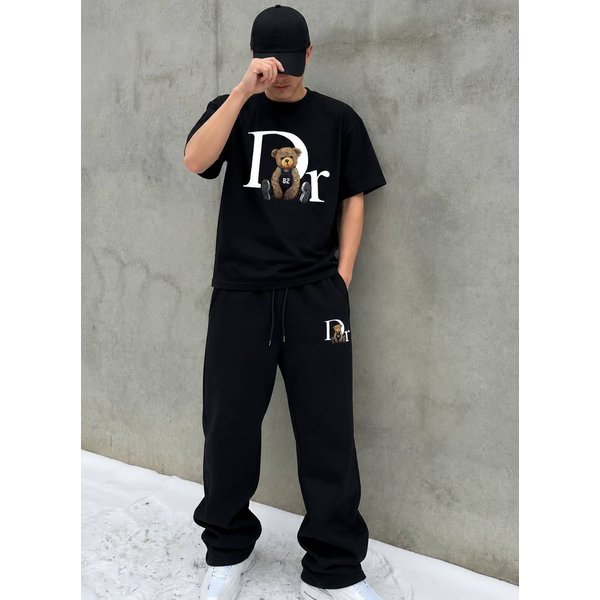 Men's Clothing Men's Retro Hip Hop Denim Shorts High Street Style Rhinestone Embellished Straight Leg Loose Fit Five Point-image