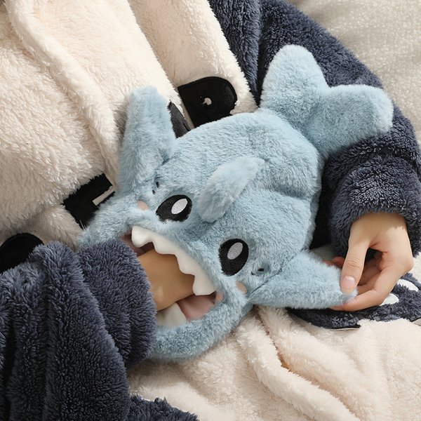 New Cute Plush Insert Water Injection Hot Water Bag Thickened Explosion-Proof Pvc Warm Water Bag Removable And Washable Spot Wholesale-image