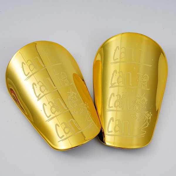 Premium Electroplated Shin Pads Mini Soccer Shin Guards Adult And Children Protective Gear Sports & Outdoor Accessories
