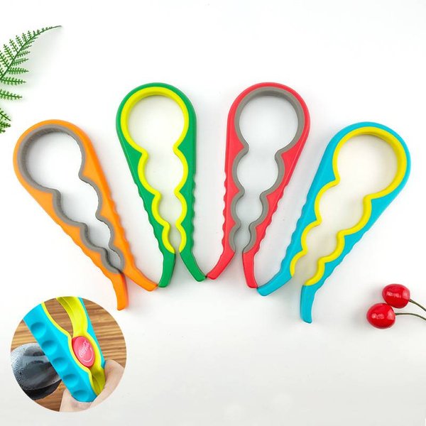 Kitchen Multi-Functional Four-In-One Bottle Opener Creative Size Four Can Opener Screw Cap-image