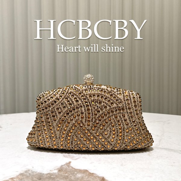 Women's Shiny Luxury Rhinestone Evening Bag Can Be Matched With Dresses And Evening Bags, Fashionable And Elegant Clutch Bags-image