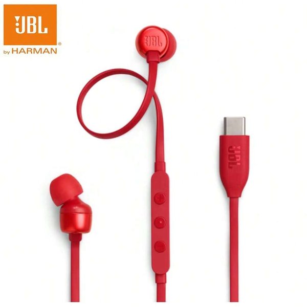 Jbl Tune 310C - Wired Hi-Res In-Ear Headphones, Tangle-Free Flat Cable, 3-Button Remote With Microphone-image