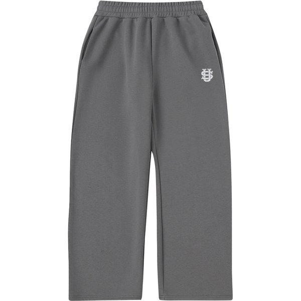 Men's Clothing Unisex Embroidered Sweatpants - Oversized Letter Print Joggers, Streetwear Wide-Leg Lounge Pants-image