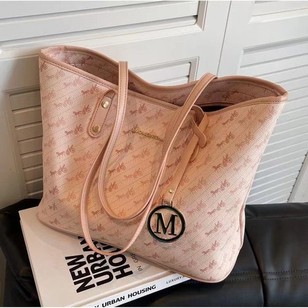 Premium Texture Bag Female Large Capacity 2023 New Simple Shoulder Bag Commuter Tote Bag-image