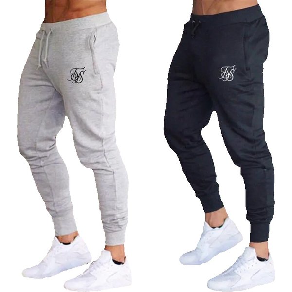 Mens Joggers Casual Cargo Fiess Male Sportswear Tracksuit Bottoms Skinny Sweatpants Trousers Gym Jogging Track Pants-image