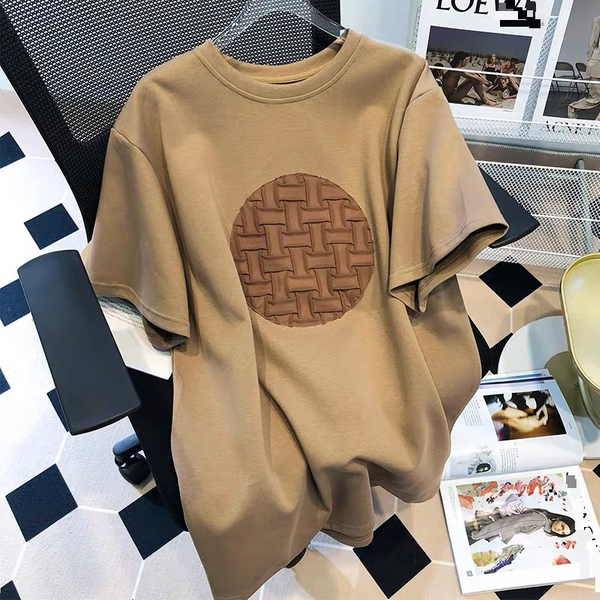 Women's Clothing Women's Fashion Loose Printed Short Sleeve T-Shirt-image