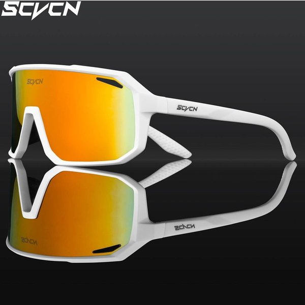Scvcn Fashion Sunglasses Men Women Bicycle Bike Cycling Racing Eyewear Mtb Outdoor Sports Driving Fishing Running Golf-image