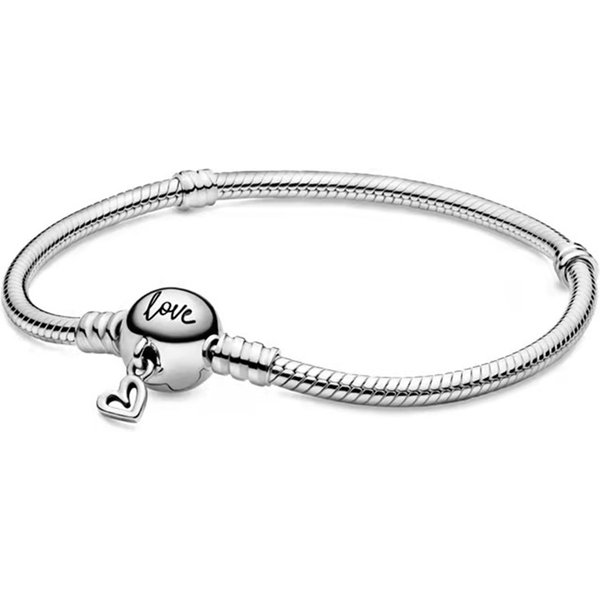 Fan Panjiadi White Copper Love Crown Carriage Buckle Diy Accessories Basic Bracelet Snake Bone Chain Female-image