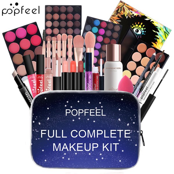 Popfeel Makeup Master's Beginner - Friendly Full - Set Light Makeup Cosmetics With Gift Box-image