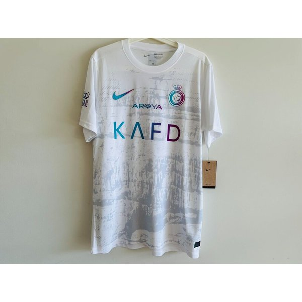 Al-Nassr Fc Cristiano Ronaldo 7# Away Authentic Jersey Soccer T-Shirt-image