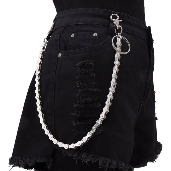 New European And American Fashion Metal Belt Ring Bike Hip Hop Street Dance Men's Performance Accessories Bicycle