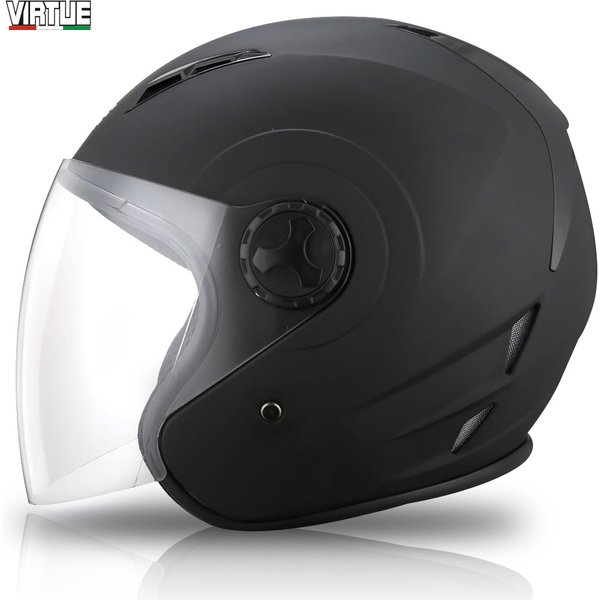 Motorcycle helmet Men's and women's half helmet 3/4 vintage helmet Motorcycle pedal helmet