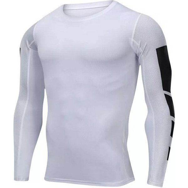 Men's clothing Bodysuit men's quick drying breathable sports primer Compression clothes Football basketball running long sleeve