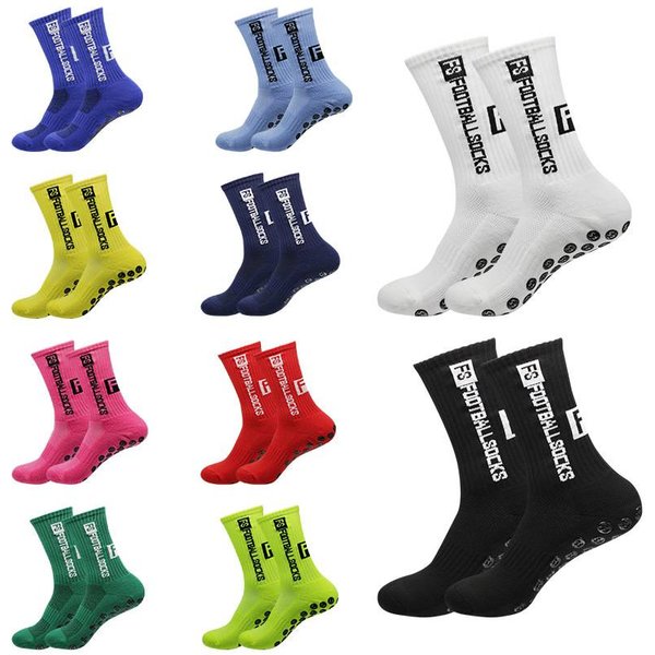 Unisex Soccer Socks With Silicone Grip – Anti-Slip Sports Socks For Football/Basketball (11 Colors)-image