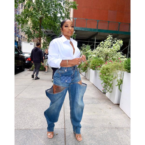 Women's Fashion Fashion Stretch Jeans-image