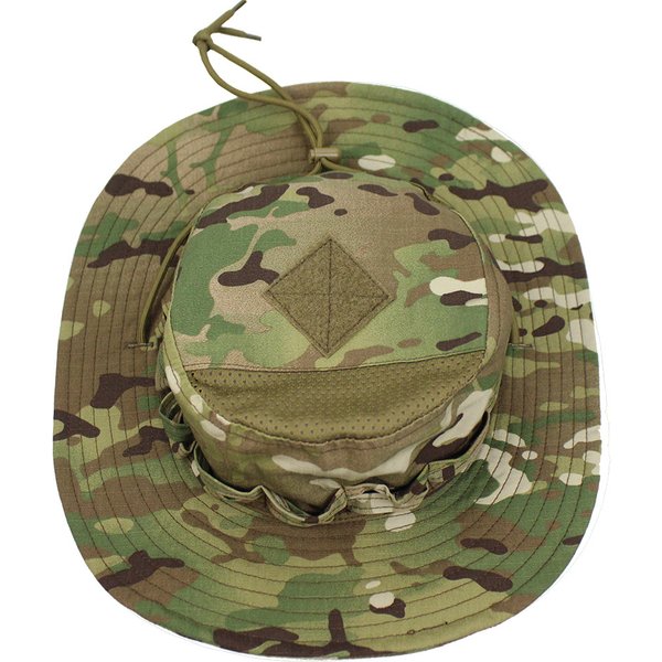 New Camouflage Bennie Hat Tactical Big Brim Round Hat Summer Outdoor Mountaineering Camping Fishing Sunshade Fisherman Hat-image