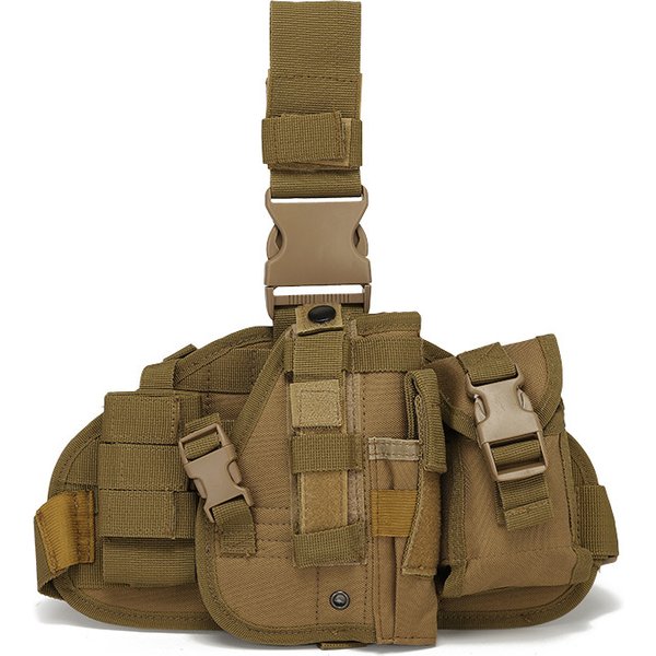 Men's Bags Factory Spot Tactical Gun Holster Dog Bag Leggings Bag Molle Accessory Bag Wild Tactical Combination Leg Cover