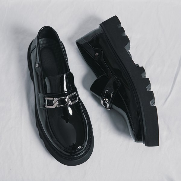 New Fashion Genuine Leather Tassel Business Casual Loafer Shoes For Men Black Business Formal Leather Shoes For Daily Office Casual Men's Shoes For Dr