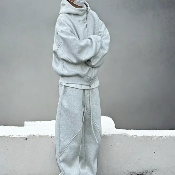 Spring And Autumn Youth Fashion Casual Cardigan Loose Hoodie Trendy Brand Coat-image