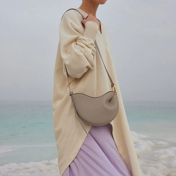 Women's Bag Pea Bag Litchi Pattern Shoulder Crossbody Dumpling Bag
