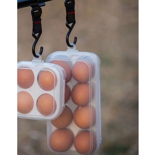 Outdoor Camping Shockproof Shatterproof Protective Storage Box Container Anti-drop Portable Plastic Egg Tray