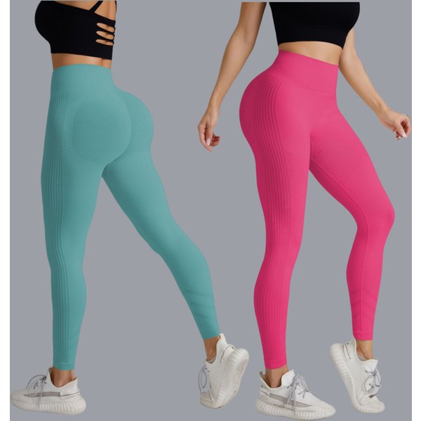 Women's Clothing Fitness Pants Hip Lift Yoga Pants Women Seamless Knit Tight High Waist Breathable Sports Fitness Trousers