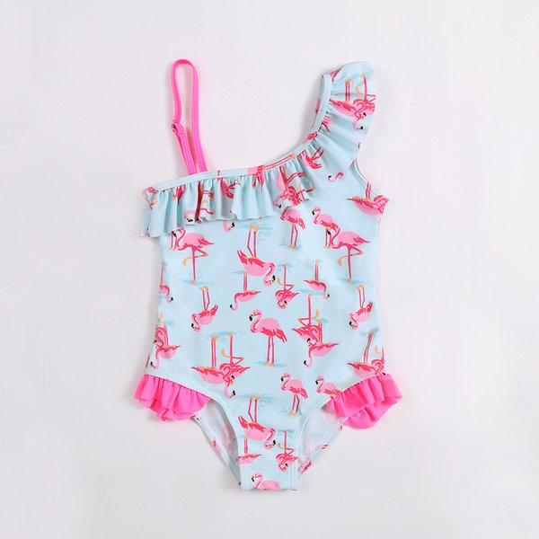 Toddler Girls Clothing Swimsuits Sweet And Cute Children's Toddler Girl One Piece Swimsuit