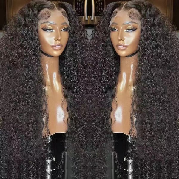 hot sale African small curly wig front lace long curly wig wigs chemical fiber headgear fashion Natural realistic
