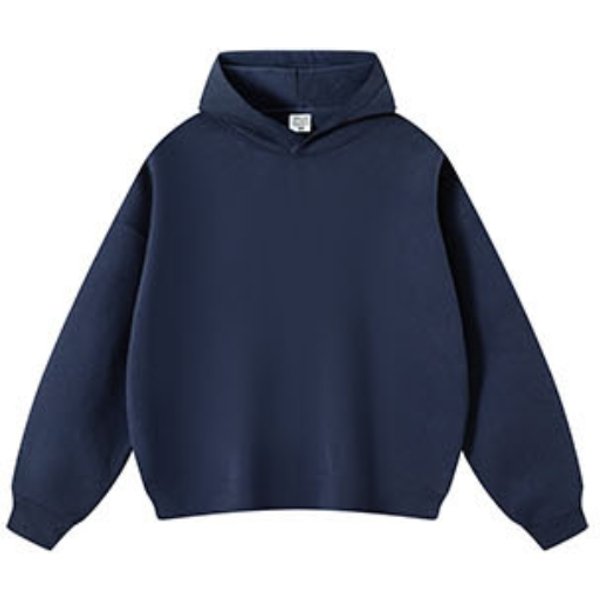 Kite Men's Autumn And Winter Short And Wide Heavy 350G Fleece Hooded Sweater Hoodie Hoodie Men's-image