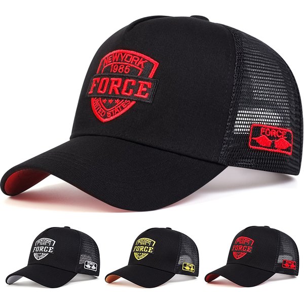 Fashion Letter Baseball Cap Women Men Breathable Hip Hop Hats Summer Casual Mesh Unisex Cotton Snapback Caps Gorras-image
