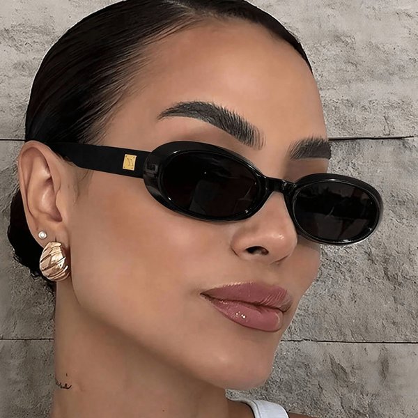 Small Frame Cat Eye Sunglasses For Men And Women Stylish Sophisticated Sun Protection UV Protection Makes Face Look Smaller