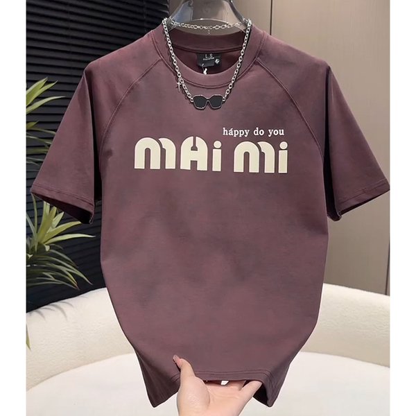Men's Clothing Summer Men's Versatile Short Sleeve T-Shirt Crew Neck Fashionable Casual Top Letter Print Trendy
