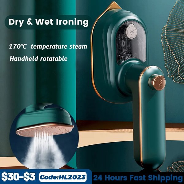 Mini Garment Steamer Steam Iron Handheld Portable Home Travelling For Clothes Ironing Wet Dry Ironing Machine-image