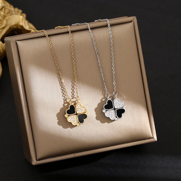 Women's Accessories Diamond Set Simple Temperament Design Sense Trend Necklace-image