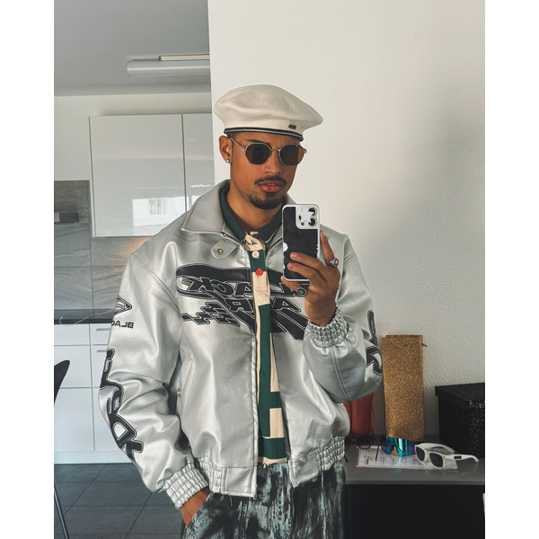 Men's Clothing Hip Hop Motorcycle Jacket For Women Spring And Autumn 2024 New Style National Trend Retro Flight Jacket Leather Jacket For Couples-image