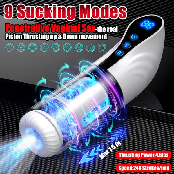 Love Secret Music Cyclone Pilot Aircraft Cup Telescopic Rotating Sucking Pronunciation Aircraft Cup Male Masturbator Sex Toys-image