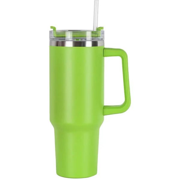 40oz stainless steel car cup large capacity handle straw cup insulation and cold storage ice cup