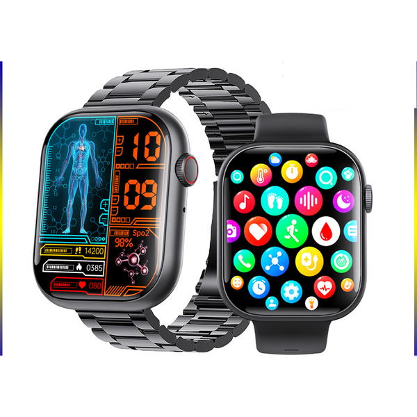 Smart Watches F58 Smart Watch Blood Glucose Uric Acid Blood Lipid Monitoring Hd Large Screen Sports Watch Ultra Long Battery Life Sleep Monitoring-image