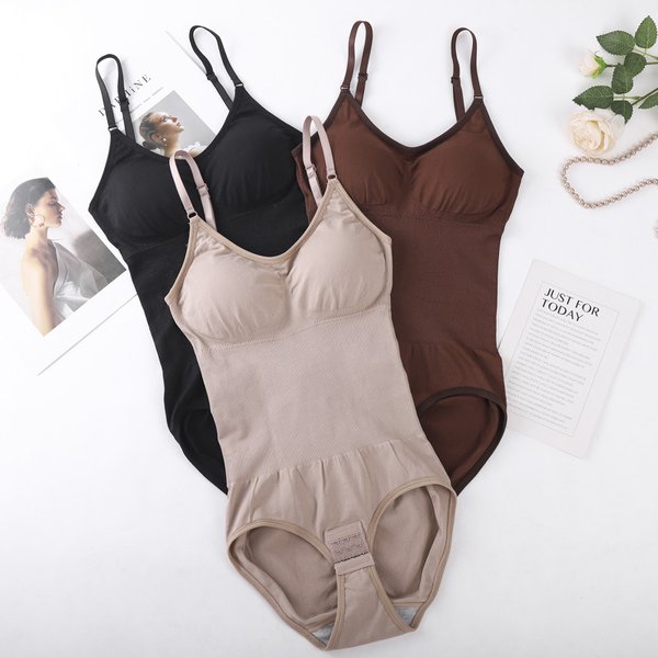 Women's Clothing One Piece Body Shaper, Tummy Tightening Elastic Hip Lifting Corset, Tight Suspenders, Body Shaping, Slimming And Tight