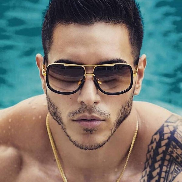 Unisex's Sunglasses Fashion Large Frame Sunglasses Sunglasses Women's Square Frame Sunglasses-image