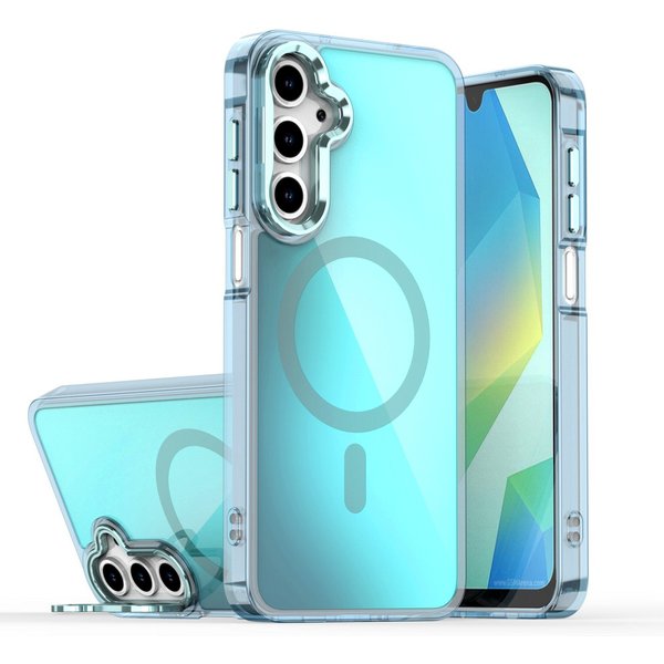 Powerful Magnetic Gradient Metal Lens Protection Anti Yellow Case For Samsung A16 Galaxy A55 A35 A25 A15 A05s Back Cover