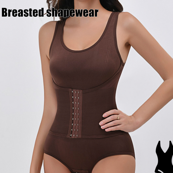 "Premium Plus-Size Shapewear With Hook-and-Eye Closure – Seamless Tummy Control Bodysuit For Women, Slimming Full-Body Support In Triangle Cut"