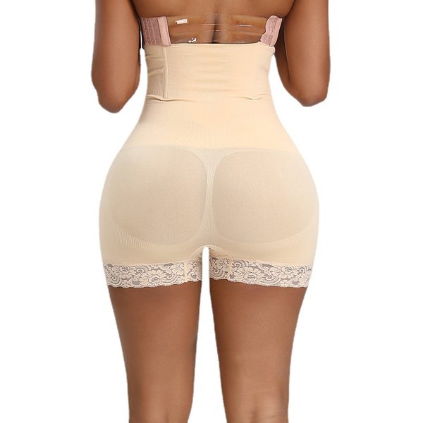hot selling high waist tummy control butt lifting body shaping pants waist corset lace panties seamless underwear for women