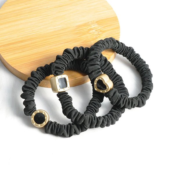Unisex Ice Silk Small Intestine Scrunchie Cloth Art Bun Head High Ponytail Head Rope High-Grade Hair Accessories Leather Band Girls Tie Hair Rope-image