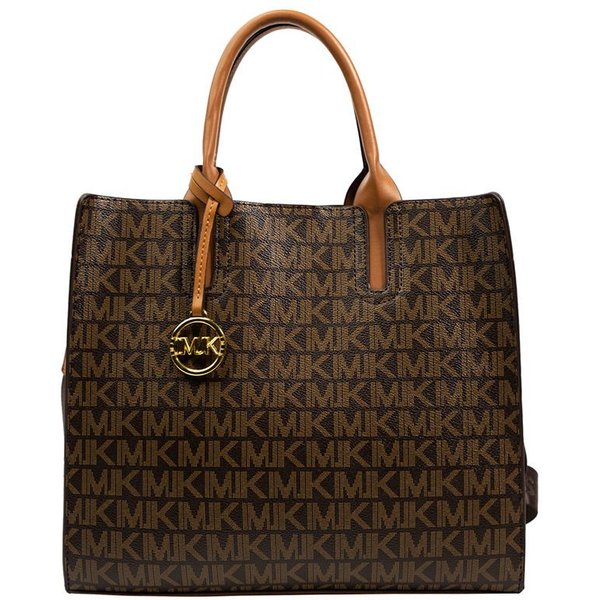 Retro Versatile Large Capacity Fashion Printing Handheld Shoulder Tote Bag-image