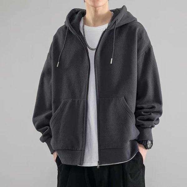 Men's Clothing Cardigan sweatshirt brand heavy jacket men's clothes hooded couple tops autumn coat