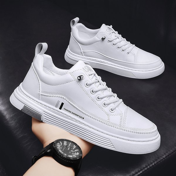 Men's Shoes Men's Fashion Shoes Men's Casual Sneakers Men's Microfiber Leather Men's Shoes-image