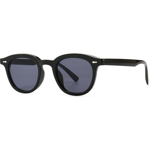 narrow frame anti-blue light flat mirror trendy street photography modern charm retro sunglasses 86374