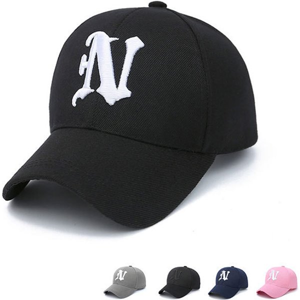 Men's And Women's Hats Baseball Cap Korean Version Embroidery N Letter Baseball Cap Men And Women With The Same Sunshade Cap-image
