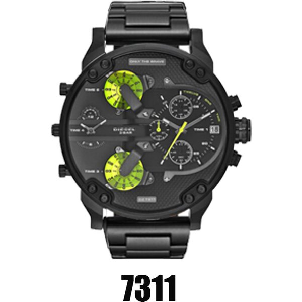 Hot Selling Fashion And Personalized Large Dial In Europe And America, Casual Alloy Steel Band Quartz Watch Selection-image